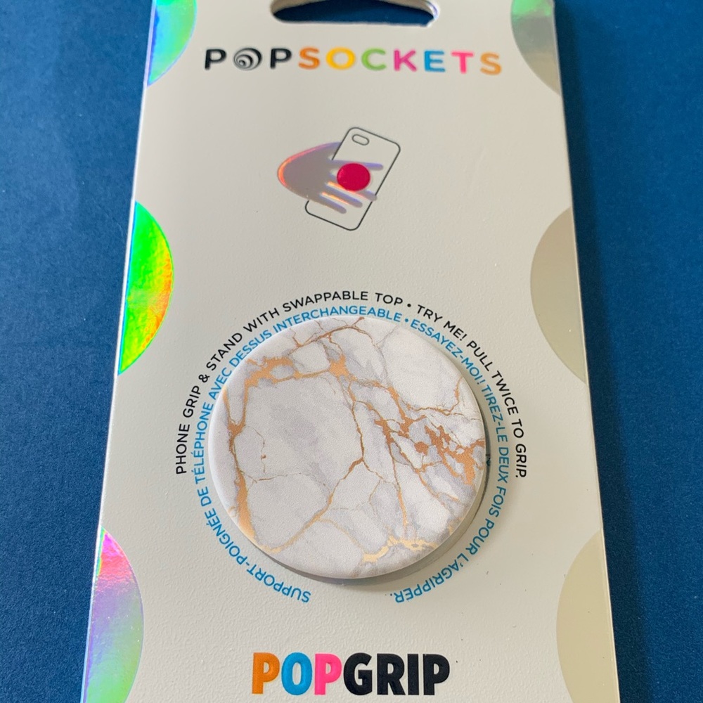 Popsocket - Gold Lutz Marble